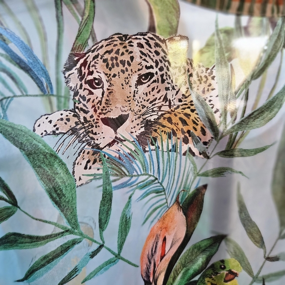 Johnny Was Silk Tiger Blouse - Picture 4 of 4